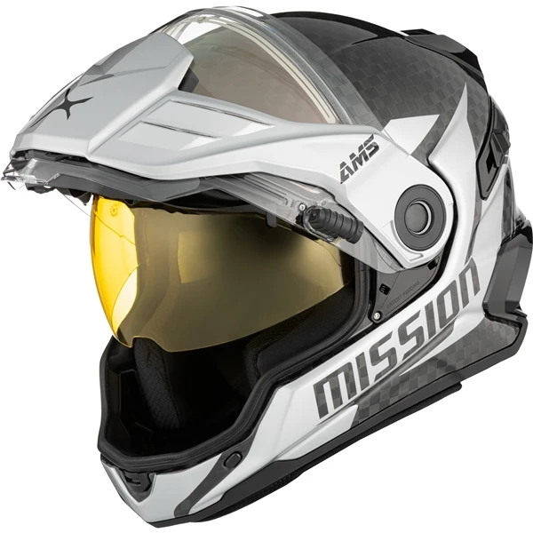 CKX Mission Free-Face Helmet - Carbon Alaska - M - 518773