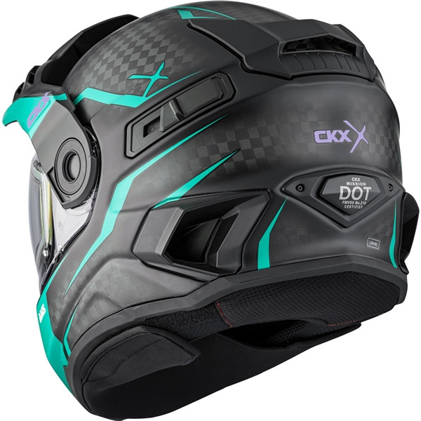 CKX Mission Free-Face Helmet - Carbon Fury - 3XL - 518767