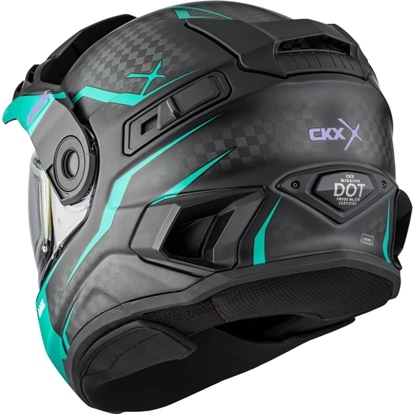 CKX Mission Free-Face Helmet - Carbon Fury - XL - 518765
