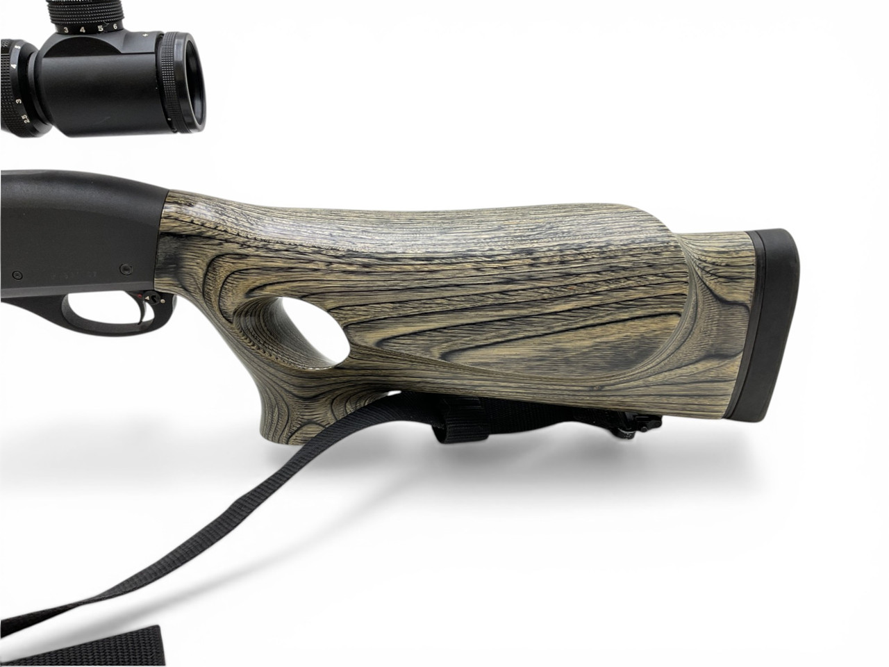 Remington 11-87 Special Purpose Semi Auto Shotgun 3" Chamber 21" Rifled Cantilever Barrel Laminate Thumbhole Stock With Vortex Crossfire 2.5-10X50 Scope