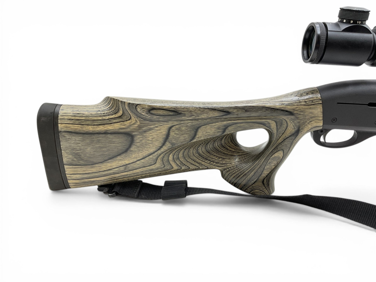 Remington 11-87 Special Purpose Semi Auto Shotgun 3" Chamber 21" Rifled Cantilever Barrel Laminate Thumbhole Stock With Vortex Crossfire 2.5-10X50 Scope