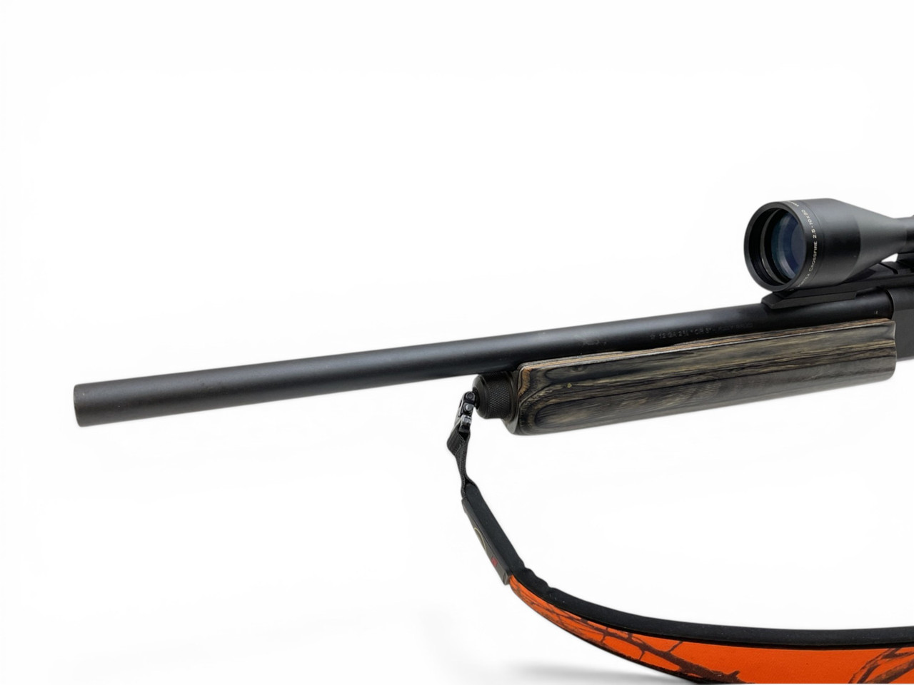 Remington 11-87 Special Purpose Semi Auto Shotgun 3" Chamber 21" Rifled Cantilever Barrel Laminate Thumbhole Stock With Vortex Crossfire 2.5-10X50 Scope