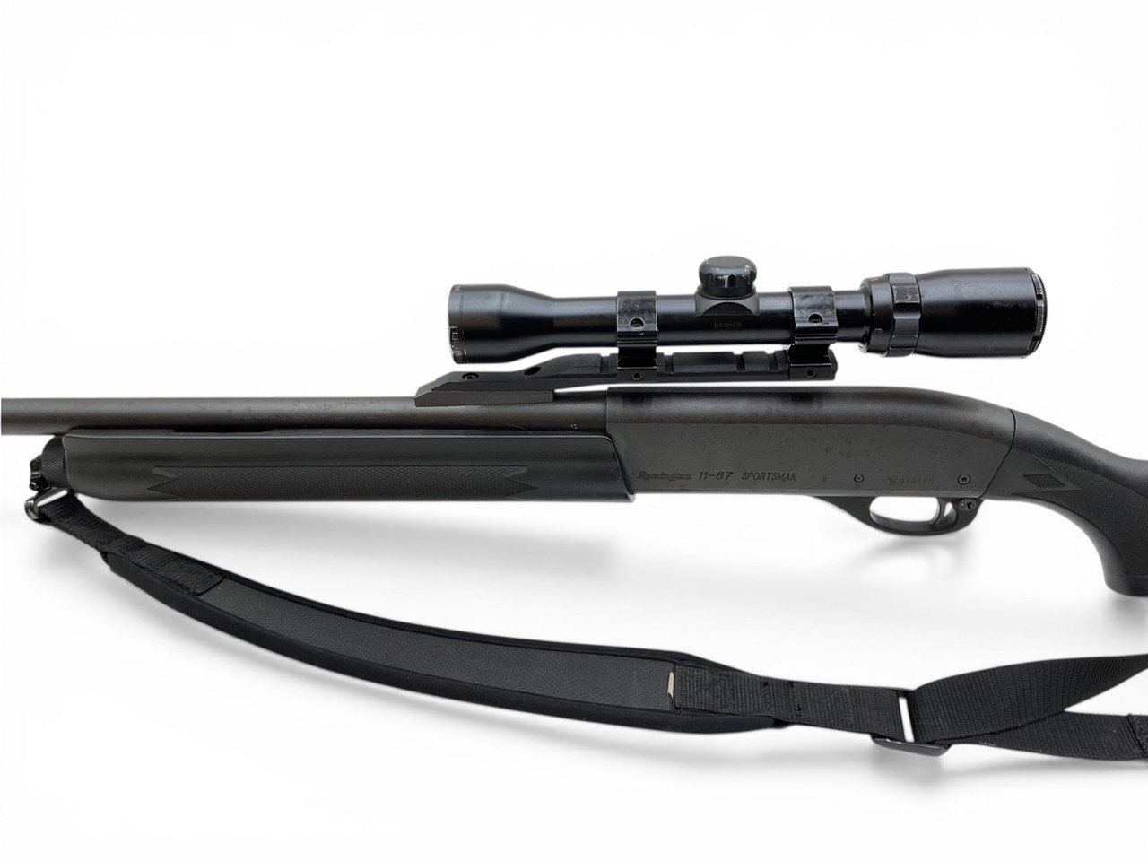 Remington 11-87 Sportsman Semi Auto Shotgun 20Ga 3" Chamber 21" Rifled Cantilever Barrel Synthetic Stock With Bushnell 1.75-4X32 Scope