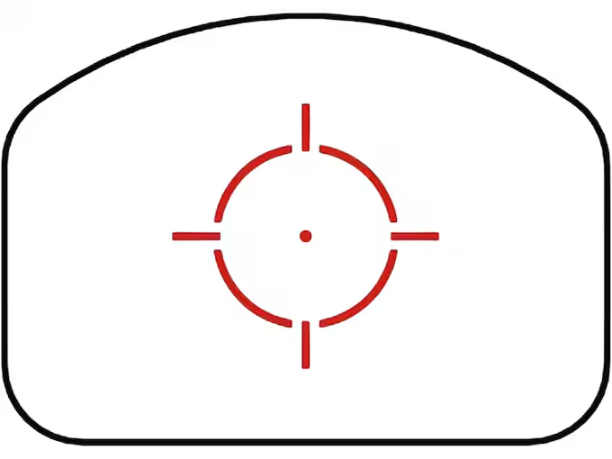 Bushnell RXE-MR1 Enclosed Reflex Sight, 1x24, 30-3 MOA Red Circle-Dot Reticle