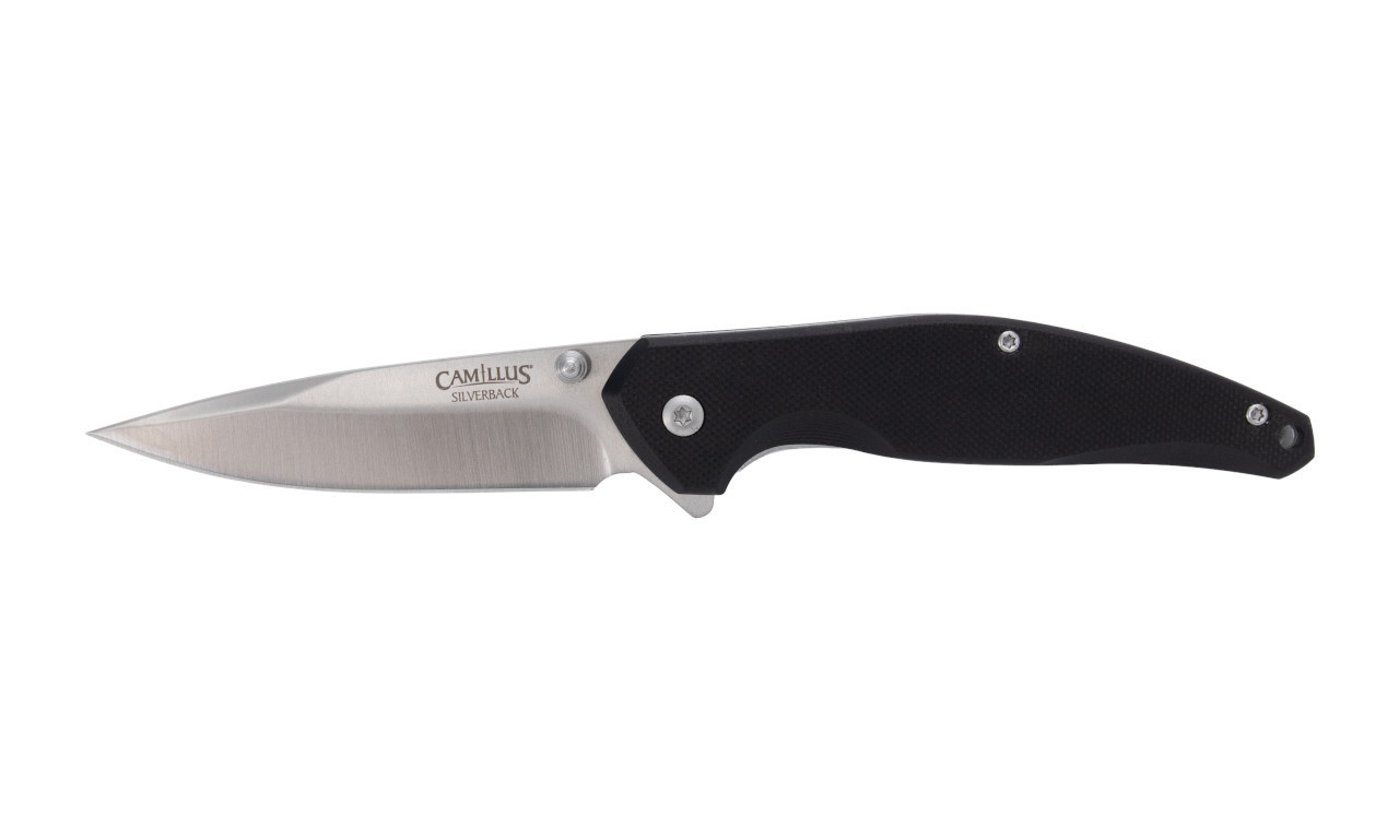 Camillus Silverback Folding Knife, 3" Drop Point Blade