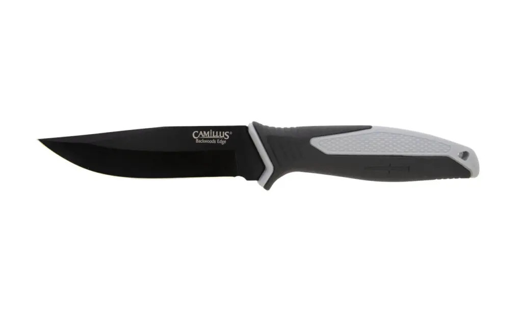 Camillus Backwoods Edge Fixed Blade Knife, 3.5" Drop Point Blade