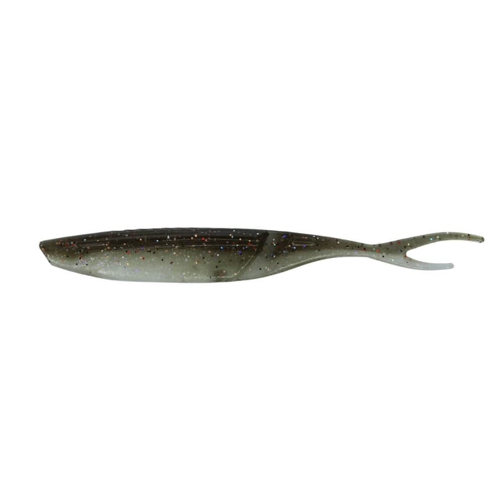 Yamamoto 5" Hinge Minnow, Rainbow Shad, 6pk