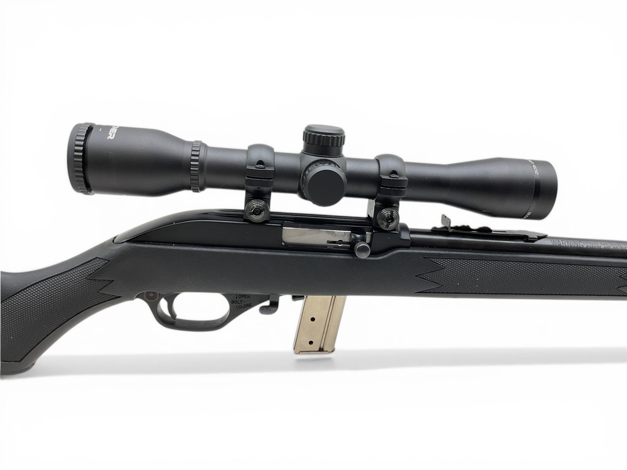 Marlin Model 795 Semi Auto Rifle .22LR 18" Barrel Black Synthetic With Buckner 4X32 Scope Stock