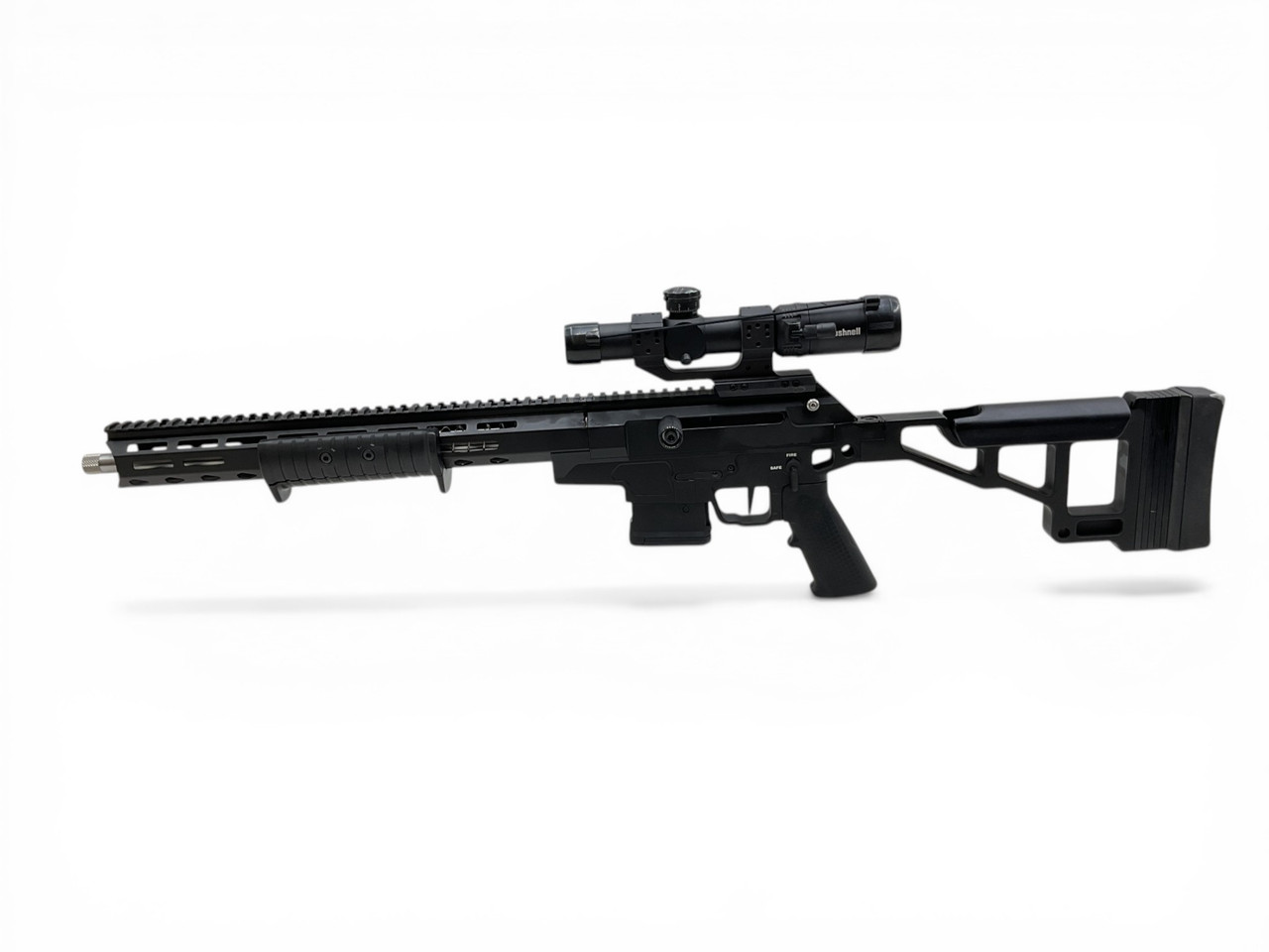 SCSA Taipan Pump Action Rifle 5.56 Nato 16.5" Threaded Barrel Black With Bushnell AR Optics 1-4X 24 Scope