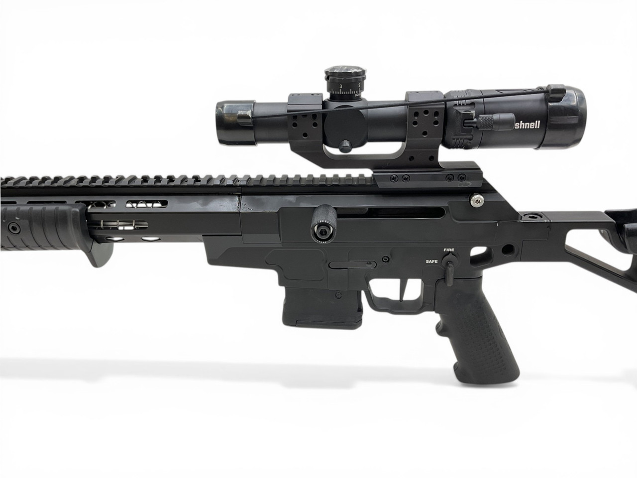 SCSA Taipan Pump Action Rifle 5.56 Nato 16.5" Threaded Barrel Black With Bushnell AR Optics 1-4X 24 Scope