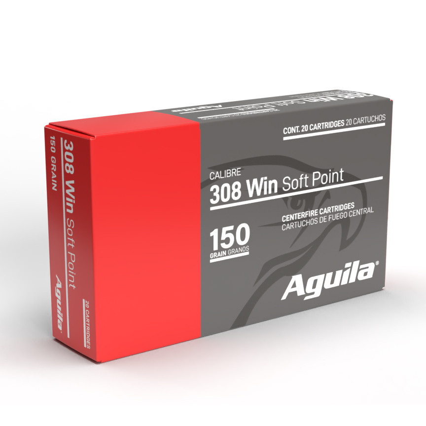 Aguila .308 Win, 150 Grain SP, 20 Rounds