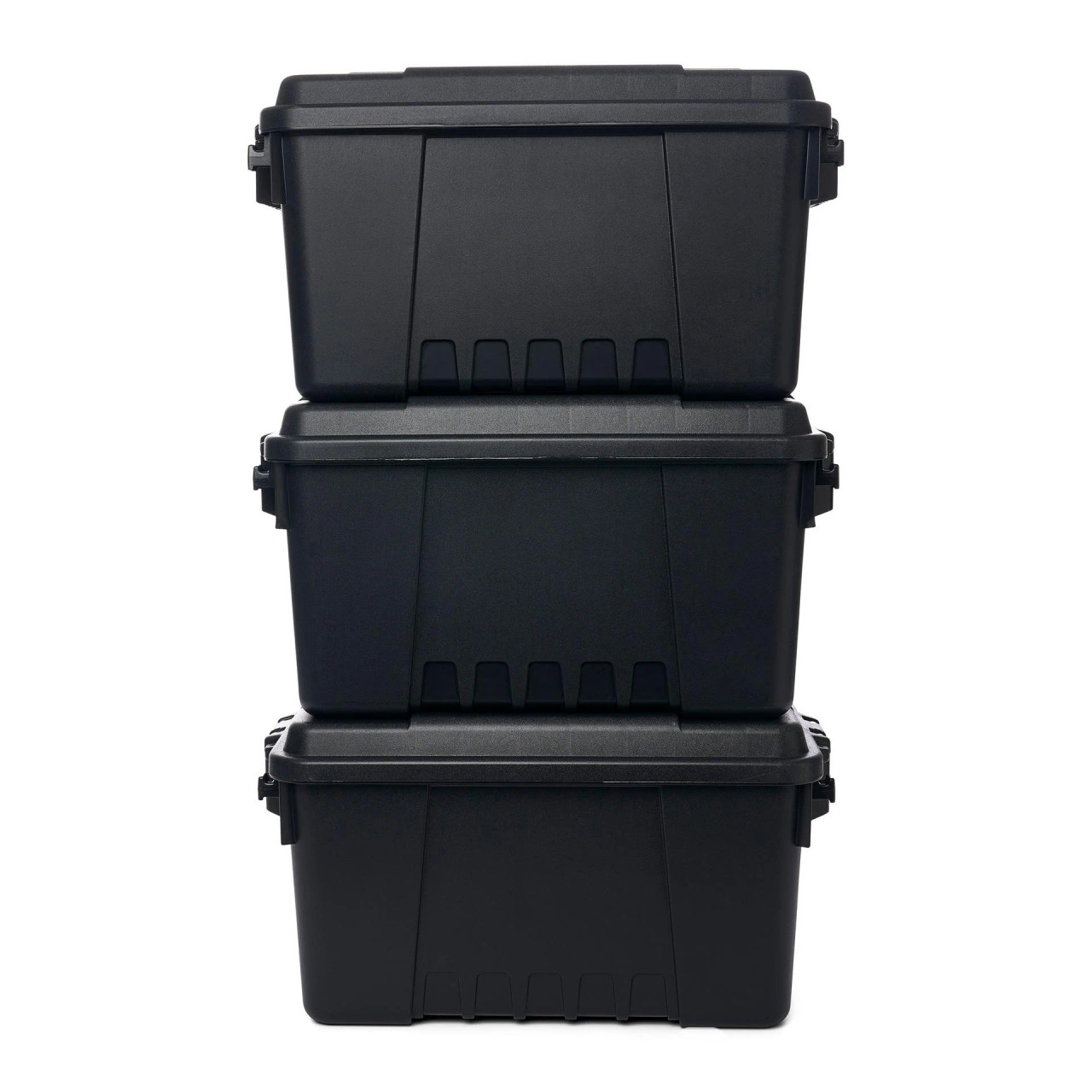 Plano Small Sportsman's Trunk, 24" x 15" x 13", Black, 3 Pack