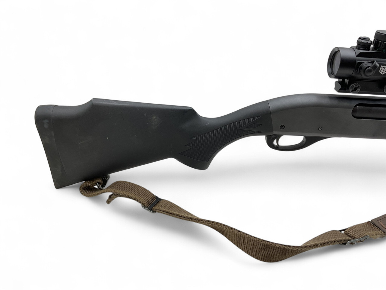 Remington 870 Pump Action Shotgun 20Ga 3" Chamber 18.5" Rifled Barrel Black Synthetic With Red Dot