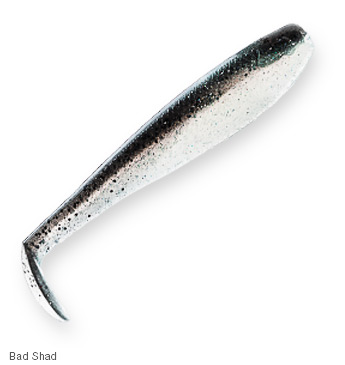 ZMan Swimmerz 6" Swim Bait, Bad Shad, 3 Pack