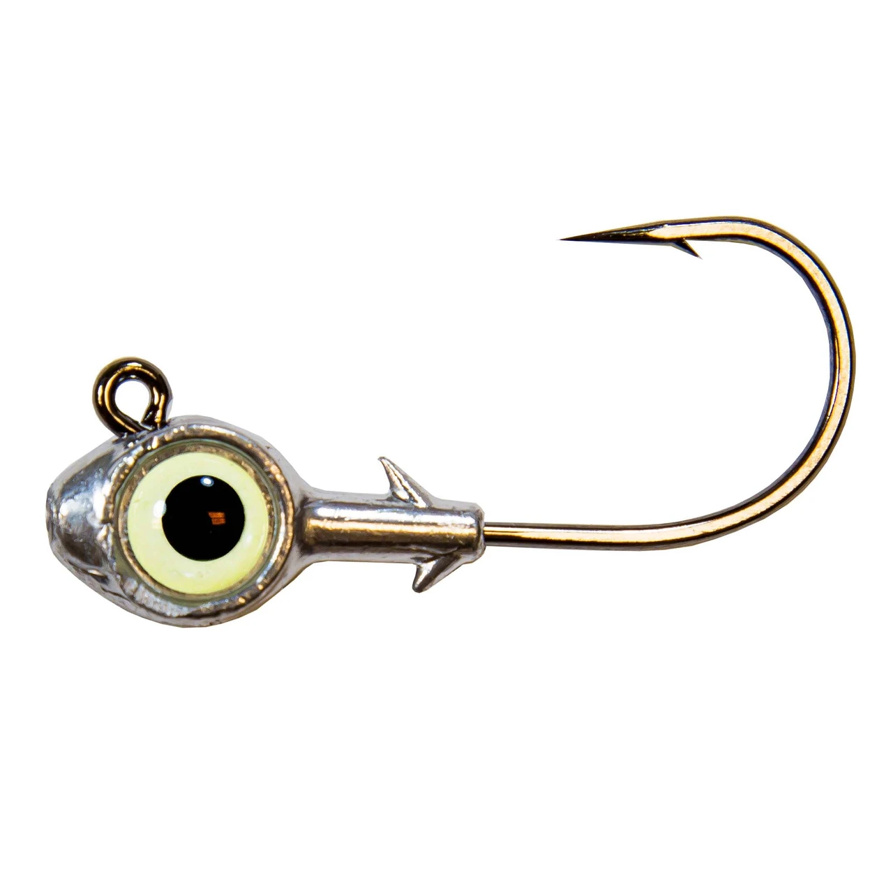 Z-Man Trout Eye Jighead, 3/16 Oz, Glow, 3 Pk
