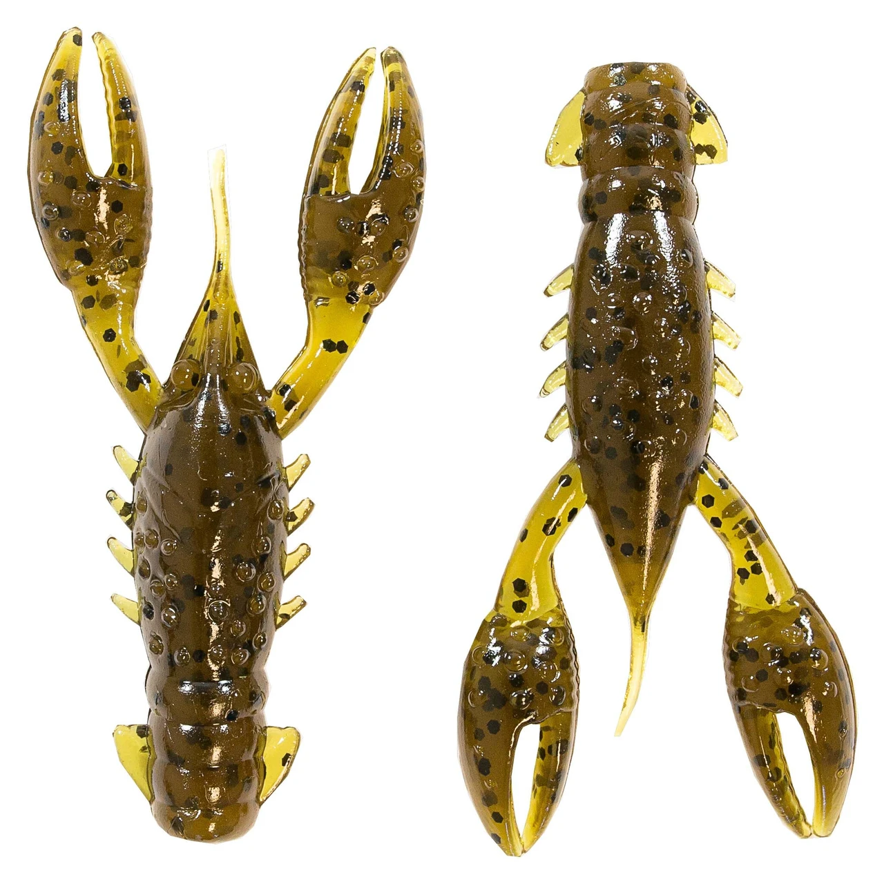 Z-Man TRD CrawZ, 2.5", Green Pumpkin, 6 pk
