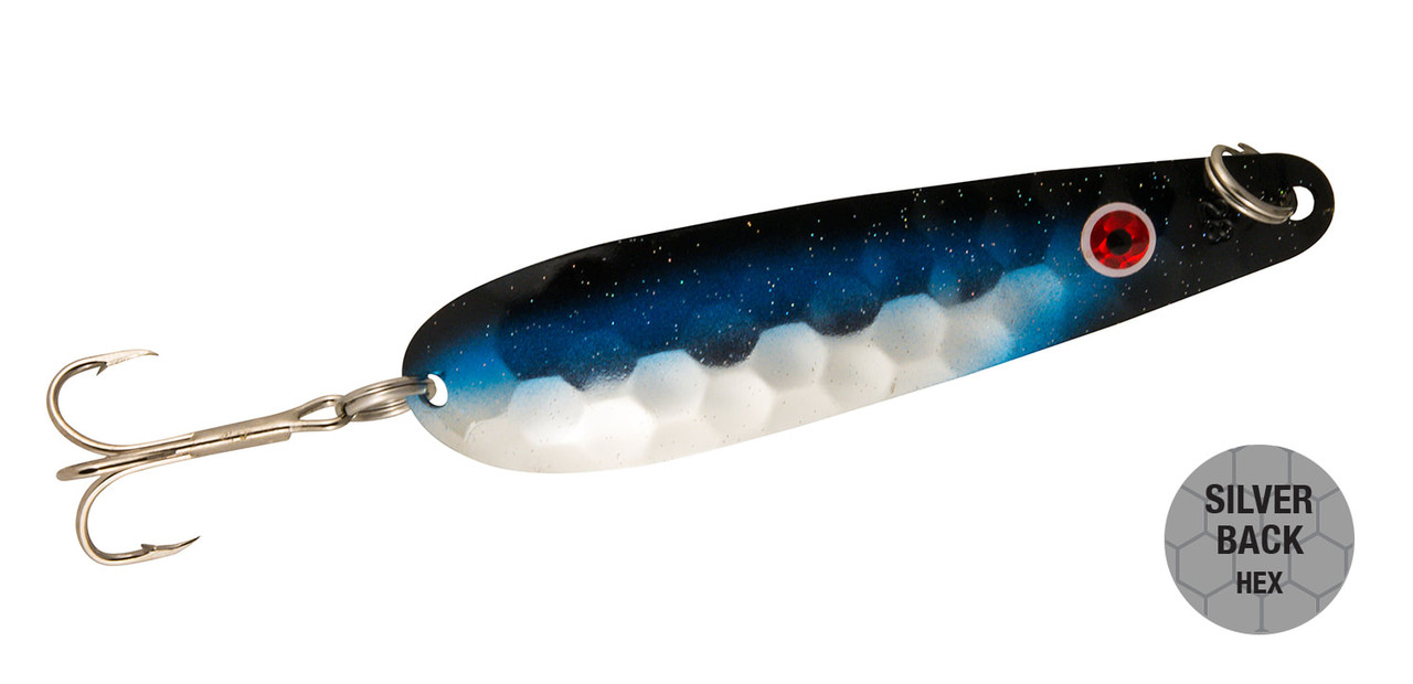 Northern King Trolling Spoon, Size 28, 1/2oz, 3 3/4", Angel of Death