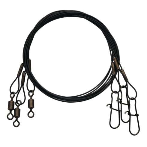 Eagle Claw Heavy Duty Steel Wire Leader, 18", 3 pk