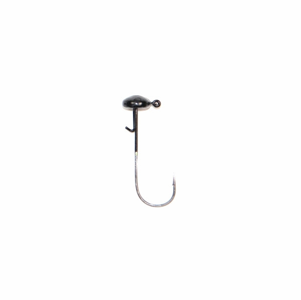 X-Zone Ned Rig Head, 1/4 Oz, Black, 5 Pk
