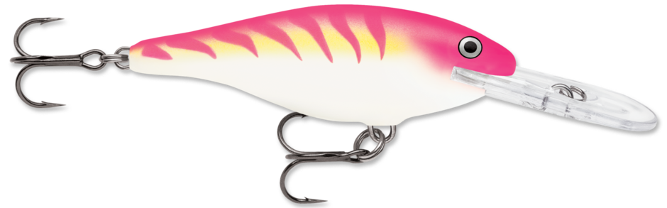 Rapala Shad Rap Crankbait, 2 3/4", Purple Tiger UV