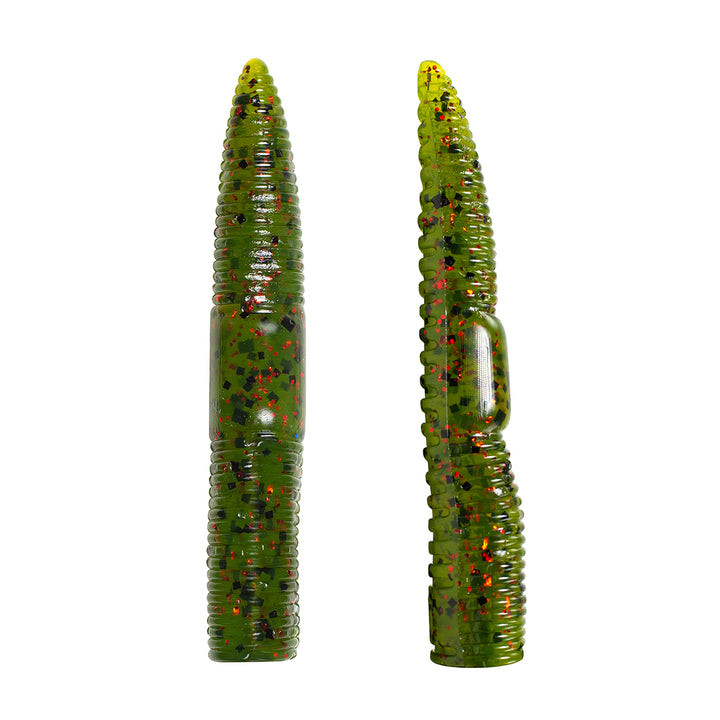 Lunkerhunt Finesse Worm, 3", Watermelon Red, 8 pk