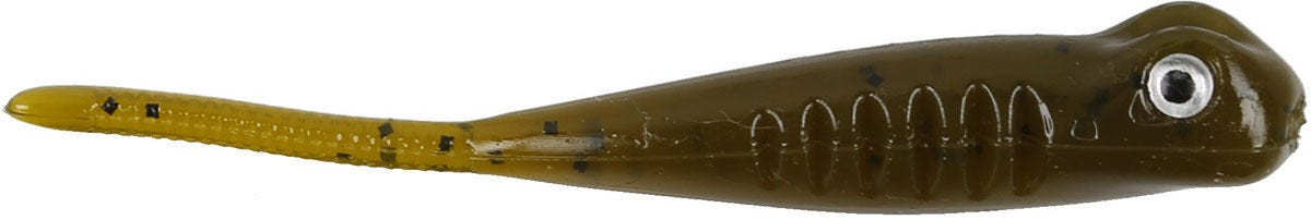 Set the Hook 3.25" Infused Drifter Minnow, Green Pumpkin, 6 pk