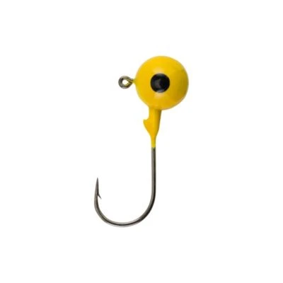 Berkley Essentials Round Ball Jig, 1/2 oz, Yellow, 4pk