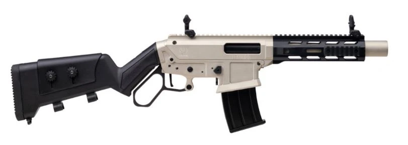 EGE Arms Levar12S Lever Action 12 Ga 3", 10.6" Barrel, Nickel Synthetic