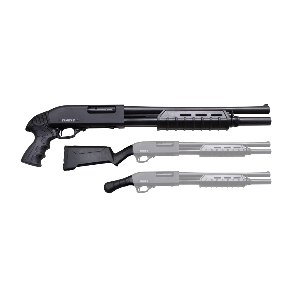 Sticker Draw,  Canuck Enforcer 12 Ga Pump, 17" Barrel, 3", 3 Stocks, Blk #3