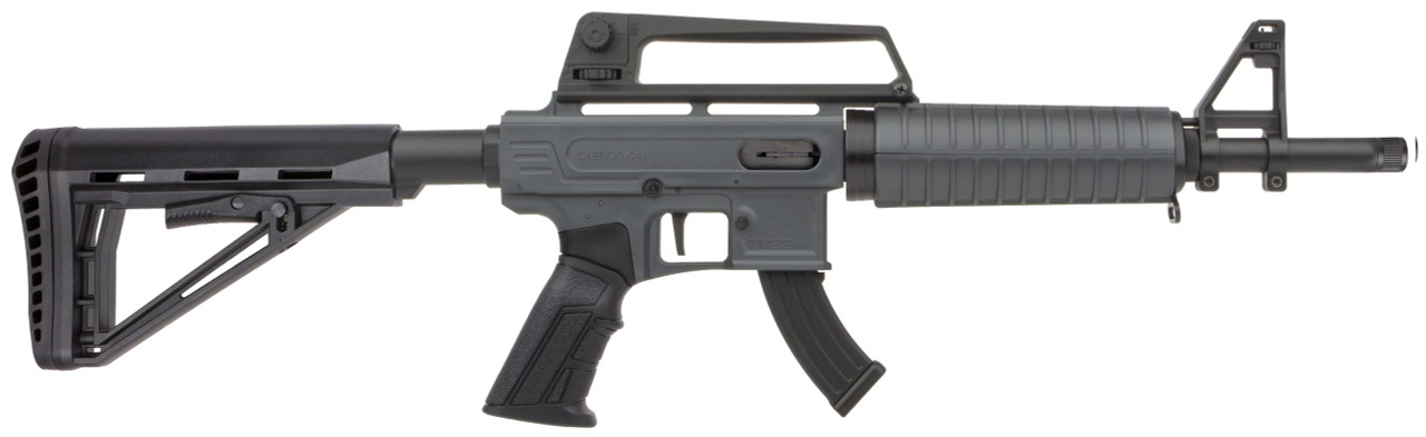 Derya TM22 Feather SA Compact 22 LR Semi-Automatic Rifle, 12" Barrel, Sniper Grey Synthetic Stock