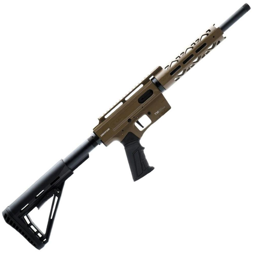 Derya TM22 PRO 22 LR Semi-Automatic Rifle, 12" Barrel, Tan FDE Synthetic Stock