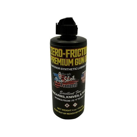 Pro-Shot Zero Friction Lubricant Squeeze Bottle, 4 oz