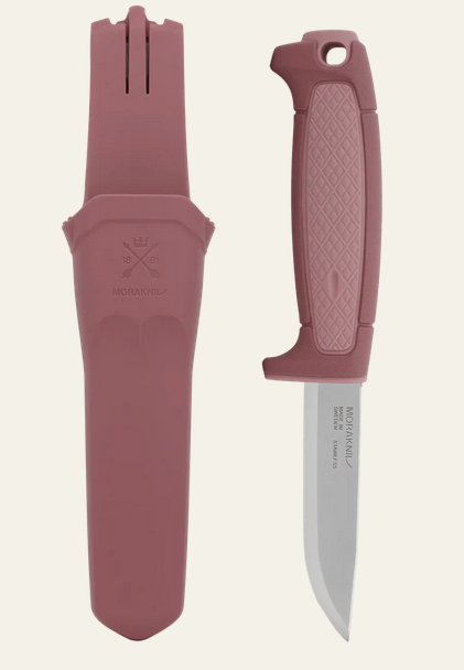 Morakniv Risberg,  3.58" Blade, Stainless Steel, Lingonberries