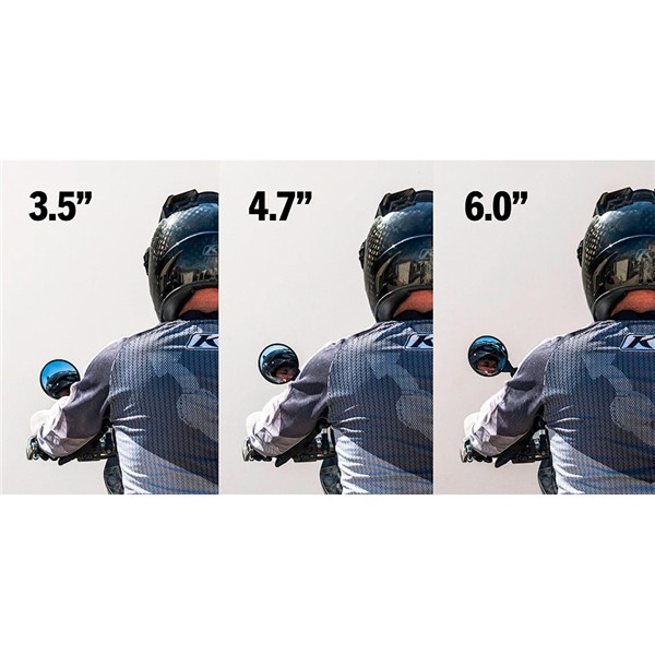 DoubleTake Mirror Dual Sport Mirror with 6" Long Arm - 047507