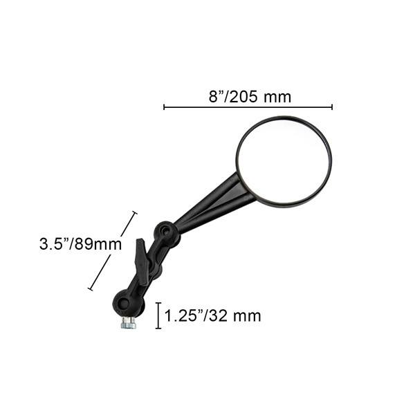 DoubleTake Mirror Enduro Mirror with 3.5" Long Arm - 047501