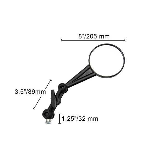DoubleTake Mirror Enduro Mirror with 3.5" Long Arm - 047501