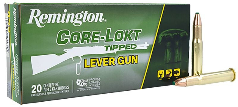 Remington Core-Lokt Tipped Lever Gun 30-30 Win, 150 Grain Core-Lokt Tipped, 20 Rounds