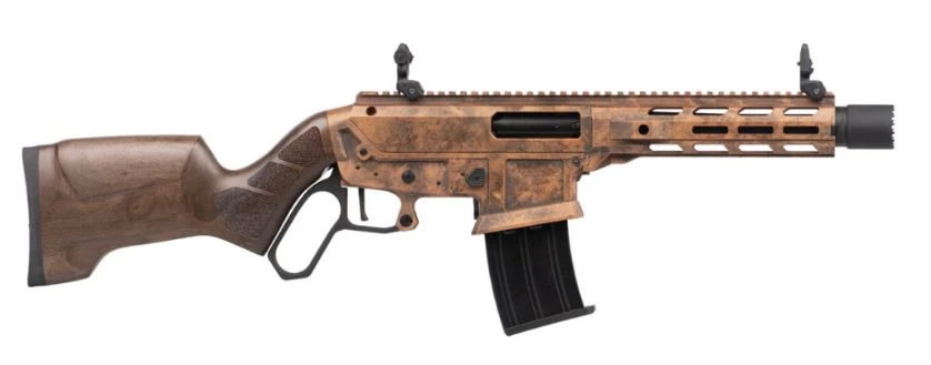 Sticker Draw, EGE Arms Levar12S Lever Action 12 Ga 3", 10.6" Barrel, Rusted Copper Walnut (LEVAR12S-WALRUSCOP) w/Vortex Crossfire Red Dot, 2 MOA, Tan (VT-CF-RD2-T) and EGE Arms LEVAR12 Drum Mag, 12Ga, 20-Round, Polymer (DM1220SYNBLK)