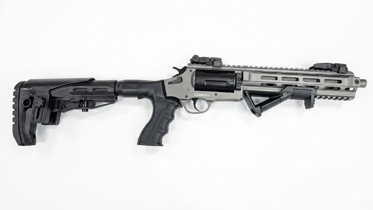 Canuck Evolve Revolver Shotgun/Rifle, .410 2.5" / 45LC, 9" Barrel, Grey