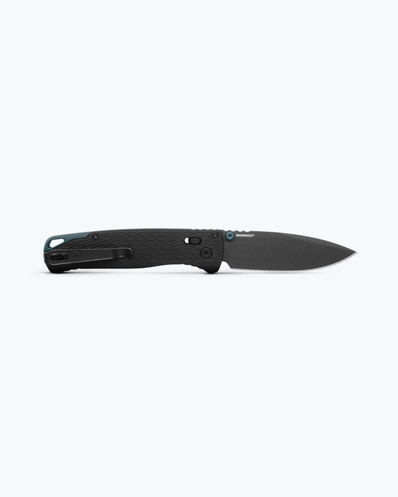 Benchmade Bugout Vapyr, Black Aluminum, 3.25" Folding Drop-Point