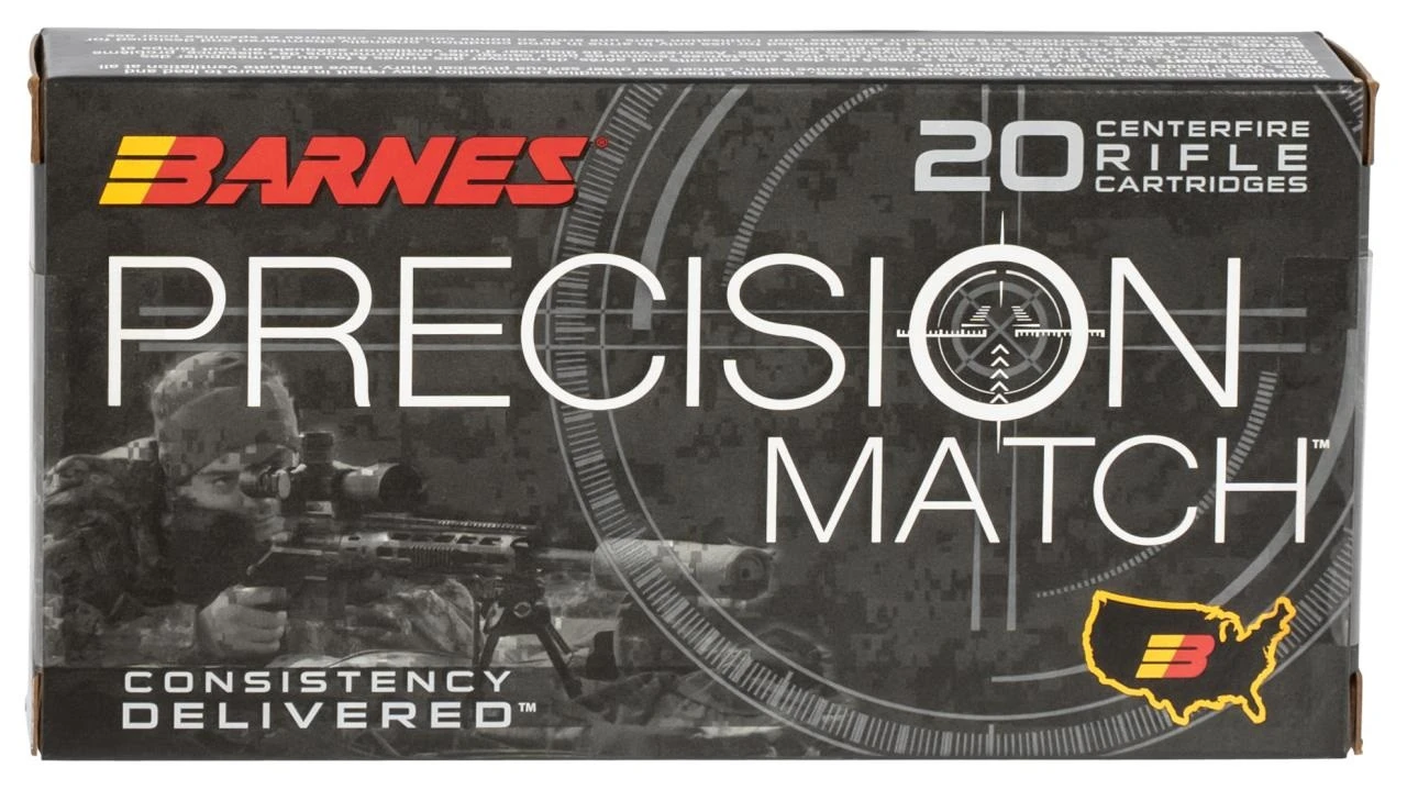Barnes Precision Match, 300 AAC BLK, 220gr, Match Burner OTM BT, 20 Rounds