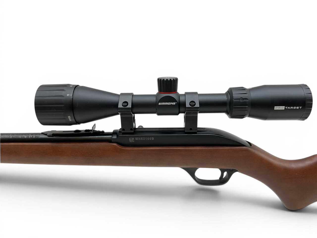 Marlin Model 60 Semi Auto Rifle .22LR 19" Barrel Wood Stock W/ Simmons  3-9X40 Scope