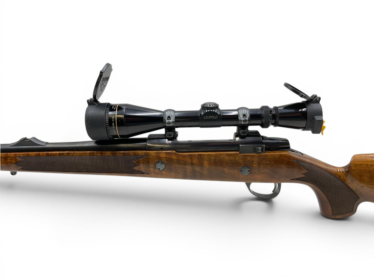 Sako AV Bolt Action Rifle .338 Win Mag 24" Barrel Wood Stock W/ Leupold 4-12 Vari-X II Scope