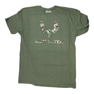 MeatEater Camo Forks T-Shirt, Military Green, Medium