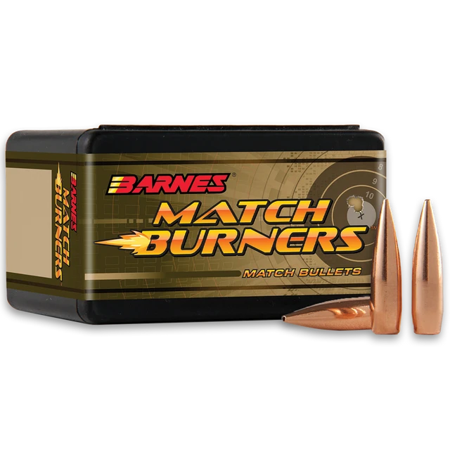 Barnes 7MM (0.284") 171 Grain Match Burner Boat Tail Projectiles, 100 Rounds