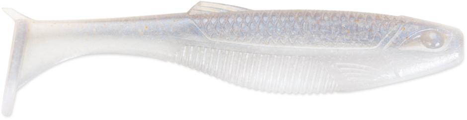 Rapala CrushCity Mayor, 4", Salt/Scent Infused, Albino Shad, 6pk