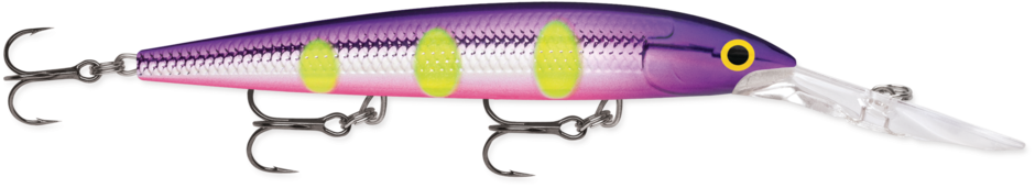 Rapala Down Deep Husky Jerk 12, 4.75", 1/2 oz, Voodoo Haze