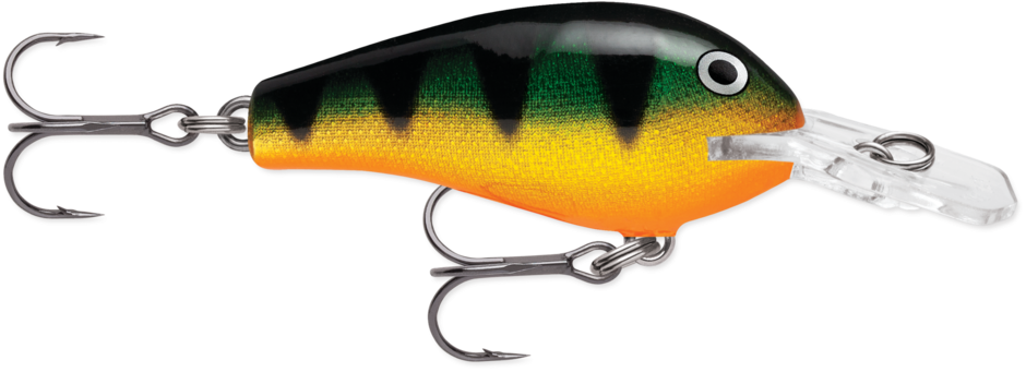 Rapala Fat Rap 5, 2", 7'-14', Perch