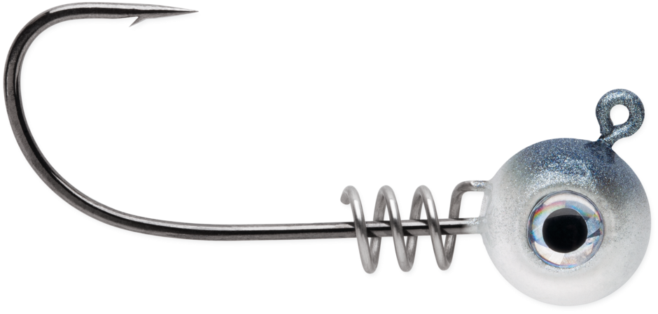 VMC Hybrid Swimbait Jig, 3/8 Oz, #3/0 Hook, Gizzard Shad, 3 Pack