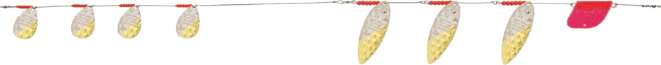 Luhr Jensen Dave Davis Lake Troll, 34", Hammered 50/50 Brass/Nickel